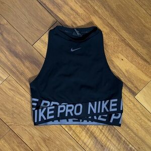 NIKE Sports Bra, Crop Top, Halter Neck